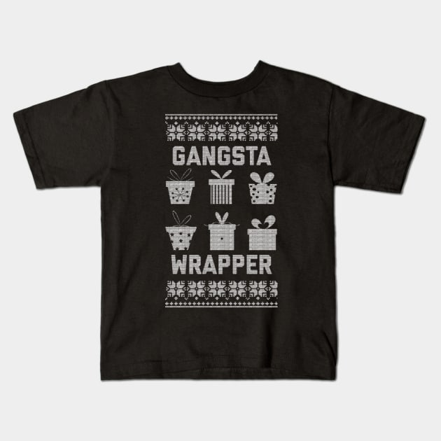 Gangsta Wrapper Kids T-Shirt by D3monic